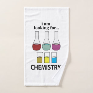 Chemie Funny Ich suche Chemie Handtuch