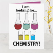 Chemie Funny Ich suche Chemie Karte (Gelbe Blume)