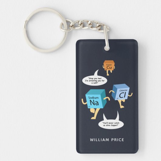Chemie Gag Funny Science Teacher Birthday Schlüsselanhänger (Vorderseite)