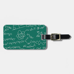 Chemie-Gekritzel Gepäckanhänger