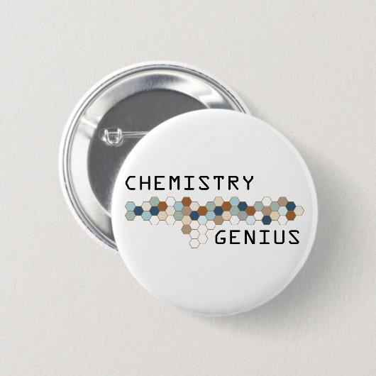 Chemie-Genie Button (Vorne & Hinten)
