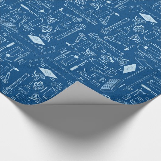 Chemie-Geschenk Wrap Geschenkpapier (Ecke)