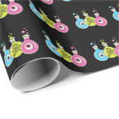 Chemie Halloween Geschenkpapier (Rolleneckpunkt)