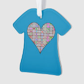 Chemie-Herzelemente Ornament (Vorderseite)