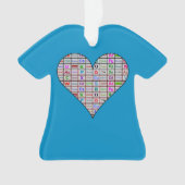 Chemie-Herzelemente Ornament (Vorderseite)