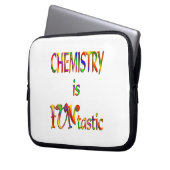Chemie ist FUNtastic Laptopschutzhülle (Vorderseite Links)
