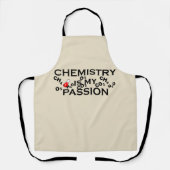 Chemie ist mein leidenschaftliches Zitat von Chemi Schürze (Vorderseite)
