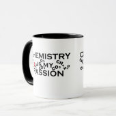 Chemie ist meine Leidenschaft für lustige Zitate v Tasse (Vorderseite Links)