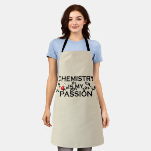 Chemie ist meine Leidenschaft lustiger Chemiker-Sp Schürze