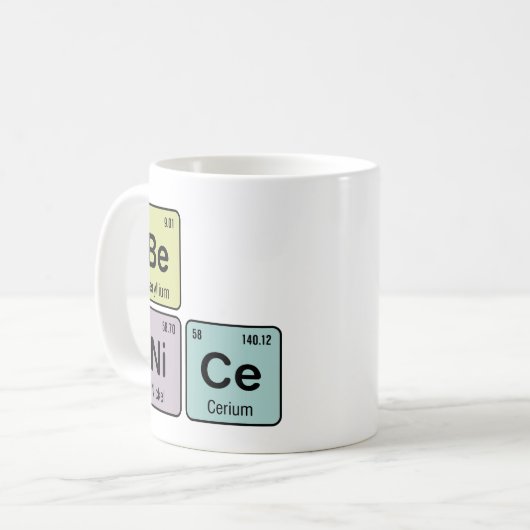 Chemie ist Nizza Kaffeetasse (Vorderseite Links)