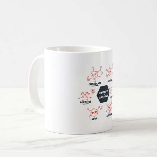 Chemie ist phantastisch kaffeetasse (Vorderseite Links)