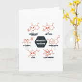 Chemie ist phantastisch karte (Gelbe Blume)