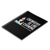 Chemie ist wie gerade kochen leckt nicht den notizblock (Linke Seite)