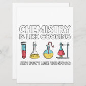 Chemie ist wie Kochen Ankündigung (Vorne/Hinten)