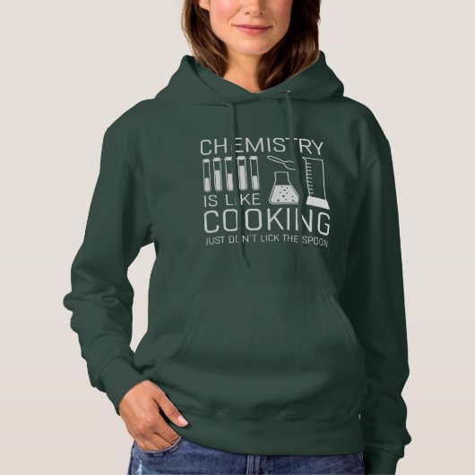 Chemie ist wie Kochen Hoodie (Vorderseite)