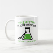 Chemie ist wie Kochen Kaffeetasse (Links)
