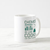 Chemie ist wie Kochen Kaffeetasse (VorderseiteRechts)