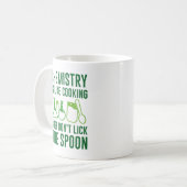 Chemie ist wie Kochen Kaffeetasse (Vorderseite Links)