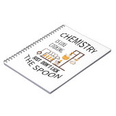 Chemie ist wie Kochen, lecken Sie einfach nicht de Notizblock (Linke Seite)