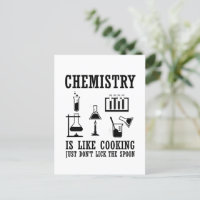 Chemie ist wie Kochen lustiger Chemiker-Zitat