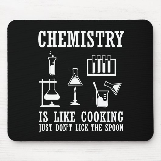 Chemie ist wie Kochen Mousepad (Vorne)