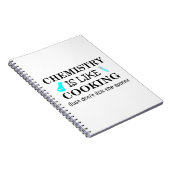 Chemie ist wie Kochen Notizblock (Rechte Seite)