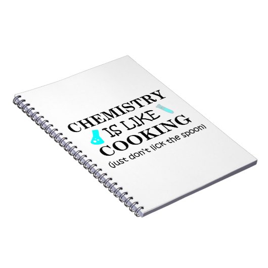 Chemie ist wie Kochen Notizblock (Rechte Seite)