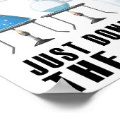 Chemie ist wie Kochen Poster (Ecke)