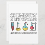 Chemie ist wie Kochen Save The Date (Vorne/Hinten)
