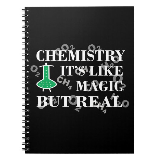Chemie ist wie Magie, aber real Notizblock (Vorderseite)