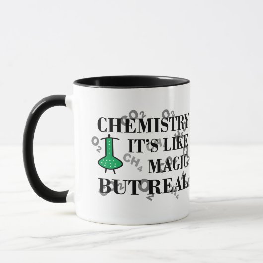 Chemie ist wie Magie, aber real Tasse (Links)
