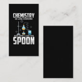 Chemie Joke Funny Teacher Scientist Visitenkarte (Vorne/Hinten)