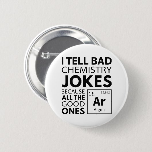 Chemie Jokes Argon Button (Vorne & Hinten)
