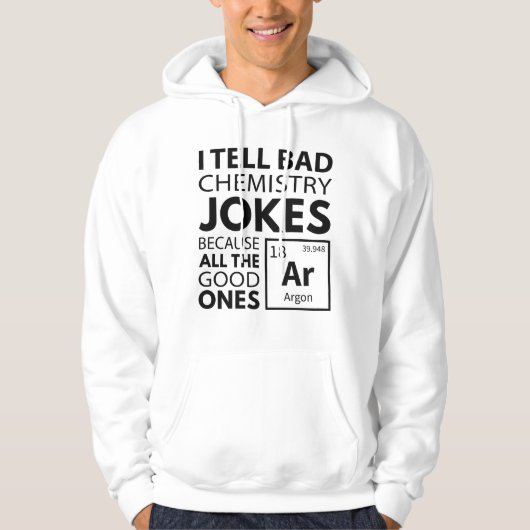 Chemie Jokes Argon Hoodie (Vorderseite)