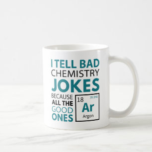 Chemie Jokes Argon Kaffeetasse