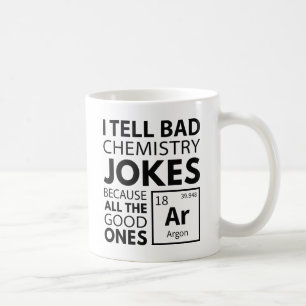 Chemie Jokes Argon Kaffeetasse