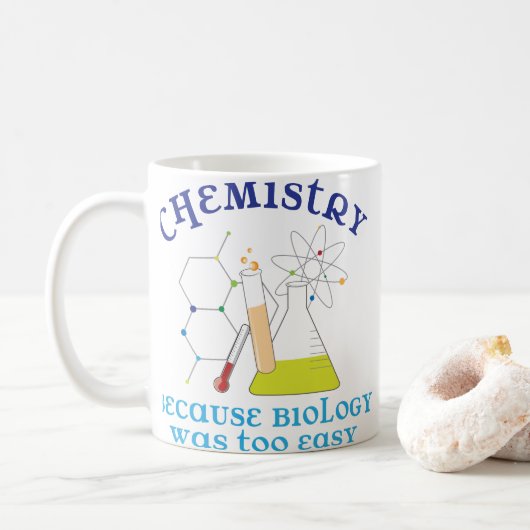 Chemie Kaffeetasse (Mit Donut)