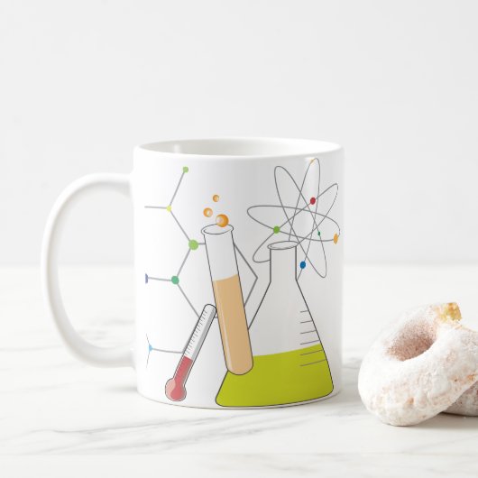 Chemie Kaffeetasse (Mit Donut)