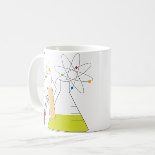 Chemie Kaffeetasse (Vorderseite Links)