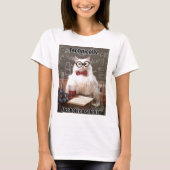 Chemie-Katze Meme Alkohol T-Shirt (Vorderseite)