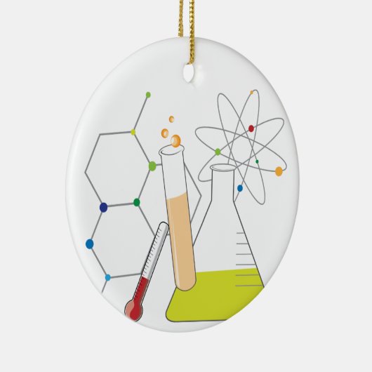 Chemie Keramik Ornament (Rechts)