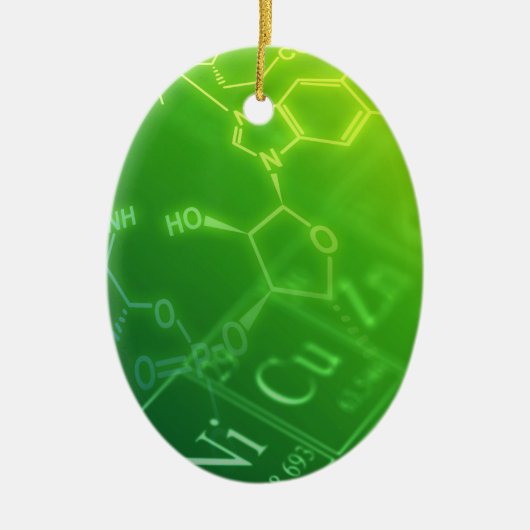 Chemie Keramik Ornament (Vorne)