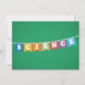 Chemie Kindergeburtstag Party Einladungen (Rückseite)