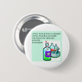 Chemie kleiner Willie-Reim Button (Vorne & Hinten)