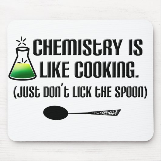 Chemie-Kochen Mousepad (Vorne)