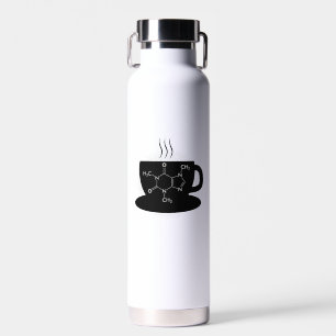 Chemie Koffein Molekül  Trinkflasche