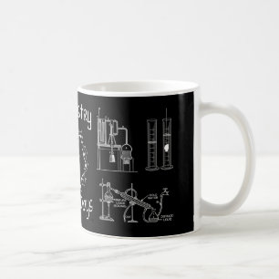 Chemie-Labrador-Ausrüstung ~ Khalle auf Schwarz-Br Kaffeetasse