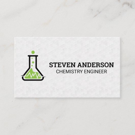 Chemie Labrador Beak Equipment | Wissenschaft Visitenkarte (Vorderseite)