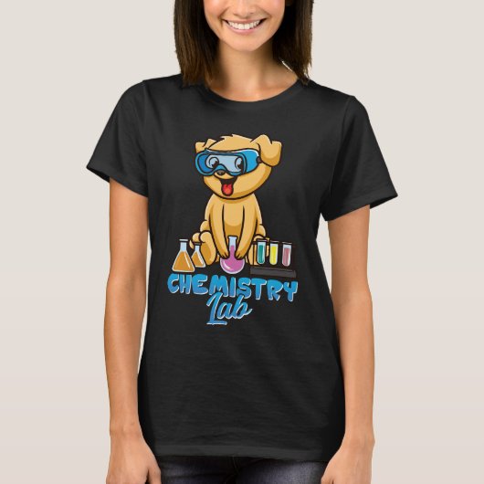Chemie Labrador Dog T-Shirt (Vorderseite)