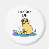 Chemie Labrador Funny Labrador Dog Pub Magnet (Vorne)